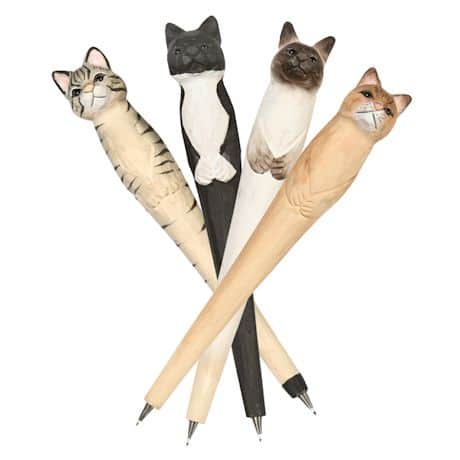 Wood Cat Pens Set