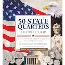 Alternate image 50 State Quarters Collectors Map Book