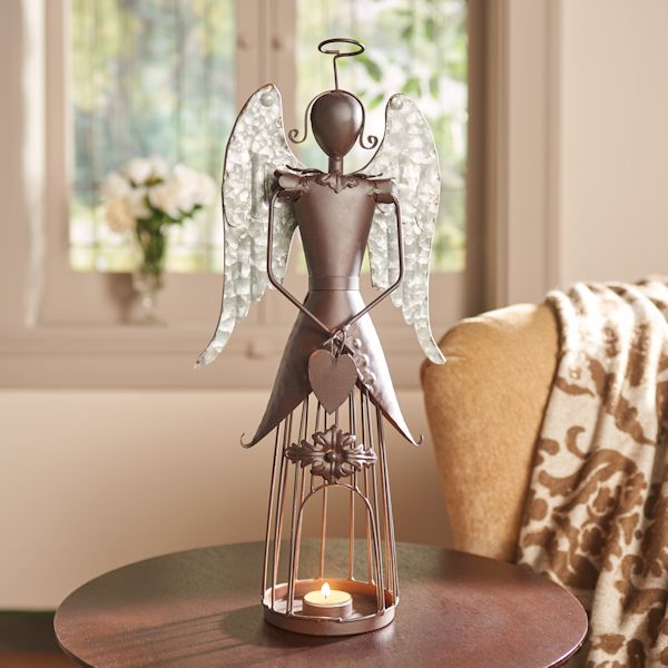 angel candle holder