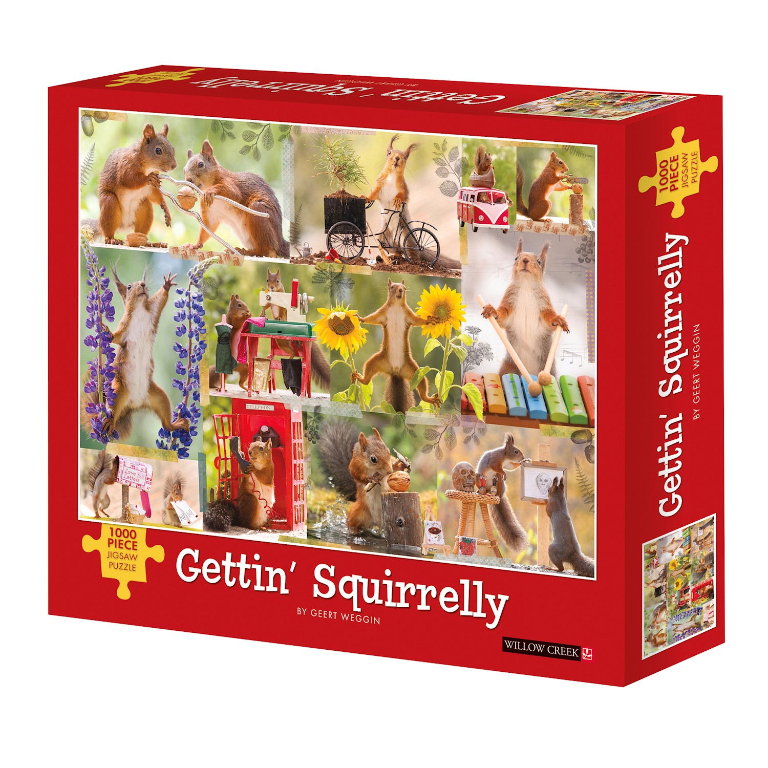 Getting' Squirrely 1000 Piece Puzzle What on Earth